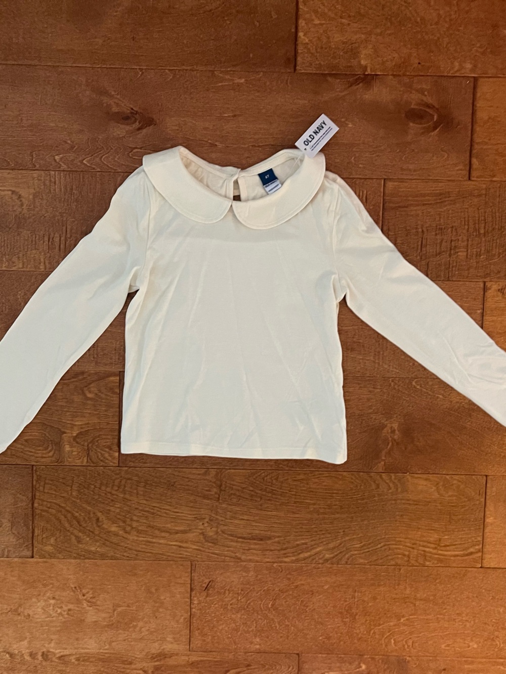 NEW WITH TAGS!! Toddler Girls Old Navy Peter Pan Collar Long-Sleeve Top - 6T